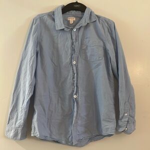 Youth XL/16 blue button up